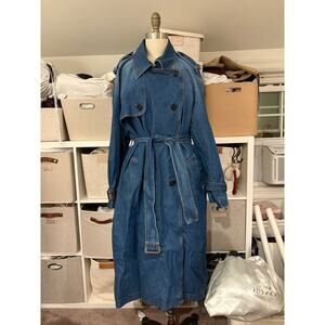 Coach Denim Trench NWT